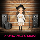Boneca Aria Country Sua Estrela do Sertanejo Boiadeira Cantora Violão Acessórios Menina Presente!