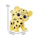 Boneco Vinil Atóxico Oncinha Pintada Safari Animais Grande Macio Brinquedo Criança Presente