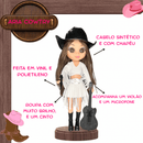 Boneca Aria Country Sua Estrela do Sertanejo Boiadeira Cantora Violão Acessórios Menina Presente!
