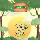 Boneco Vinil Atóxico Oncinha Pintada Safari Animais Grande Macio Brinquedo Criança Presente