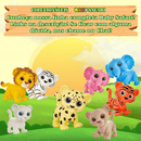 Boneco Vinil Atóxico Oncinha Pintada Safari Animais Grande Macio Brinquedo Criança Presente