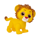 Boneco Vinil Atóxico Leãozinho Safari Animais Grande Macio Brinquedo Criança Presente