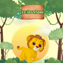 Boneco Vinil Atóxico Leãozinho Safari Animais Grande Macio Brinquedo Criança Presente