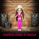 Boneca Aria Country Sua Estrela do Sertanejo Boiadeira Cantora Violão Acessórios Menina Presente!