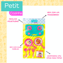 Kit Petit Cozinha – Fogão, Panelinhas, Comidinhas e Talheres Menina Presente