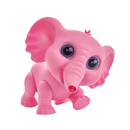 Boneco Vinil Atóxico Elefantinho Rosa Safari Animais Grande Macio Brinquedo Criança Presente