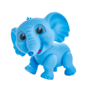 Boneco Vinil Atóxico Elefantinho Azul Safari Animais Grande Macio Brinquedo Criança Presente