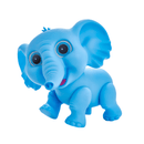Boneco Vinil Atóxico Elefantinho Azul Safari Animais Grande Macio Brinquedo Criança Presente
