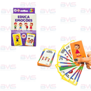 Jogo de Cartas Emoções Autista Inclusão Criatividade Diversão Pedagógico Criança Presente Autismo