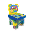 Cadeira Blocos Grande Brinquedo Infantil Montar 48 Pçs