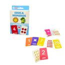 Jogo de Cartas Números Autista Inclusão Criatividade Diversão Pedagógico Criança Presente Autismo