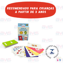 Jogo de Cartas Números Autista Inclusão Criatividade Diversão Pedagógico Criança Presente Autismo