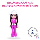 Boneca Aria Country Sua Estrela do Sertanejo Boiadeira Cantora Violão Acessórios Menina Presente!