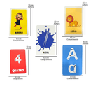 Kit c/3 Jogo de Cartas Autista Inclusão Criatividade Diversão Pedagógico Criança Presente Autismo