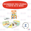 Jogo de Cartas Animais Autista Inclusão Criatividade Diversão Pedagógico Criança Presente Autismo