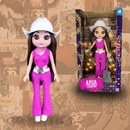 Boneca Aria Country Sua Estrela do Sertanejo Boiadeira Cantora Violão Acessórios Menina Presente!