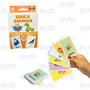 Jogo de Cartas Animais Autista Inclusão Criatividade Diversão Pedagógico Criança Presente Autismo
