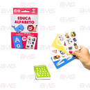 Jogo de Cartas Alfabeto Autista Inclusão Criatividade Diversão Pedagógico Criança Presente Autismo
