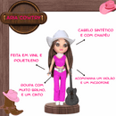 Boneca Aria Country Sua Estrela do Sertanejo Boiadeira Cantora Violão Acessórios Menina Presente!