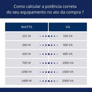 Protetor Eletrônico 1000va Bivolt - P/pc Gamer Involts